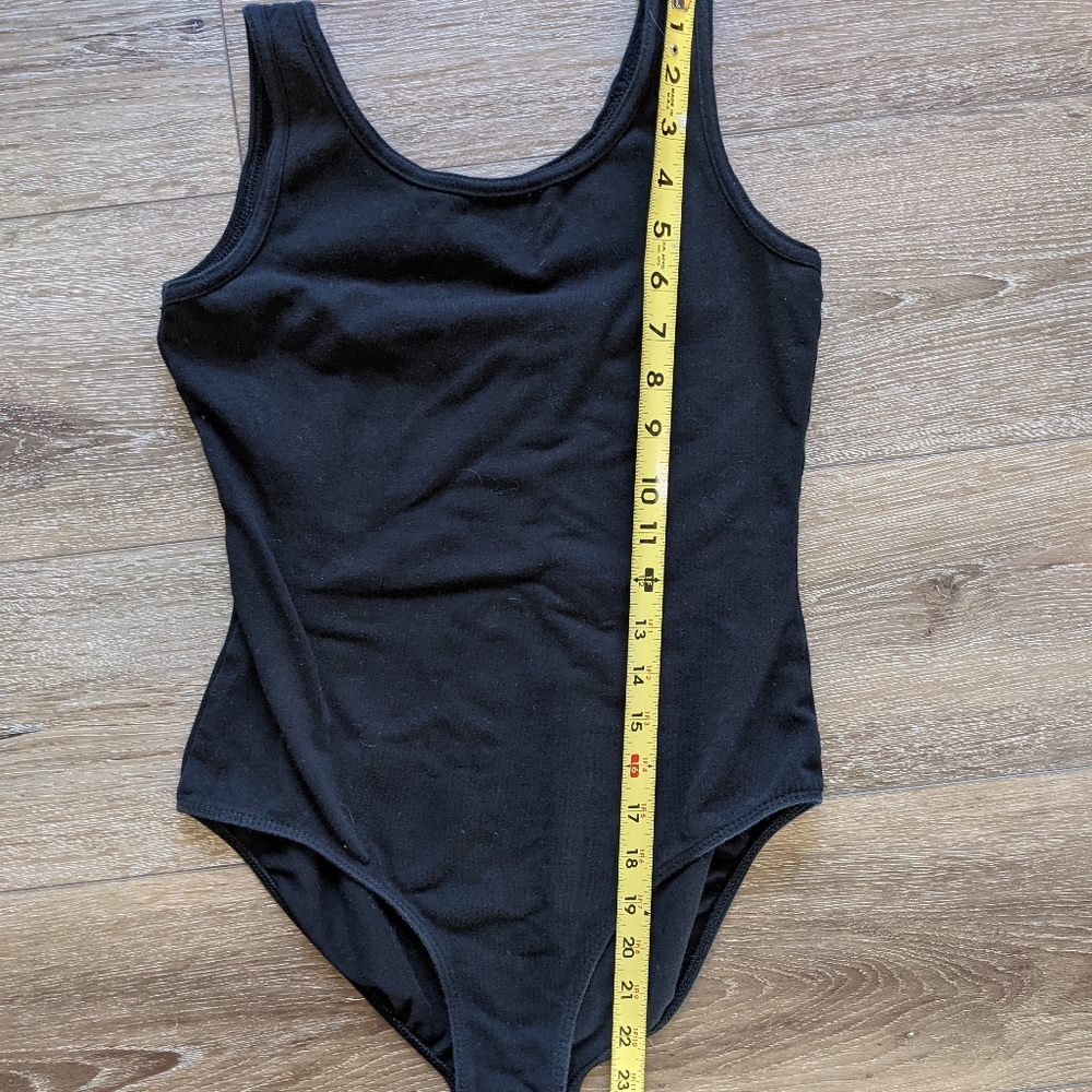 black leotard